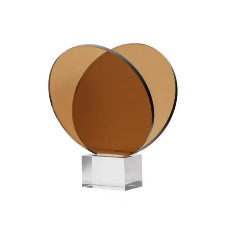 Amber Acrylic Magazine Rack