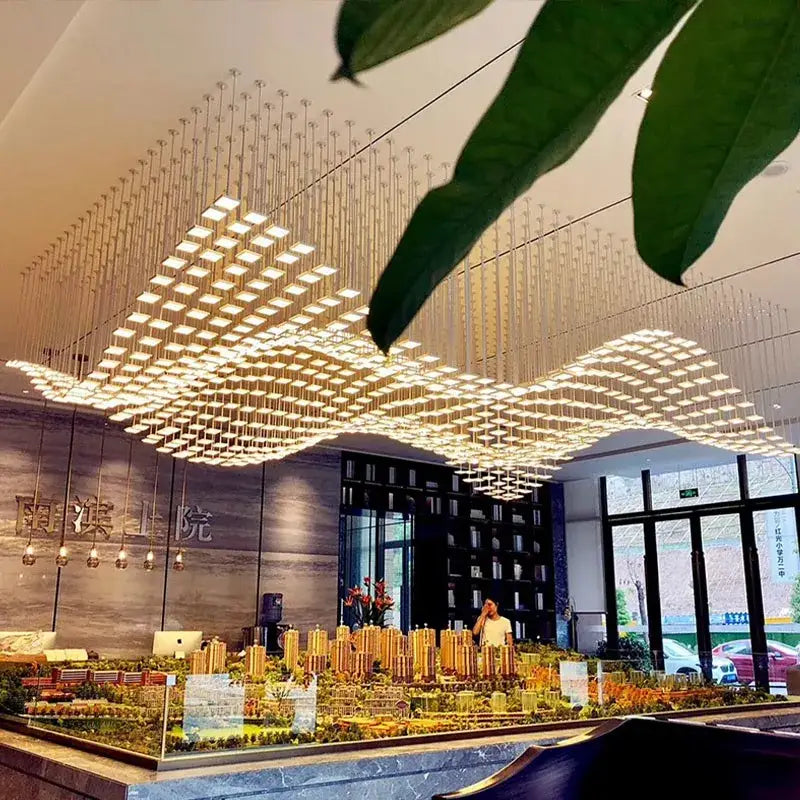 Black Acrylic Chandelier