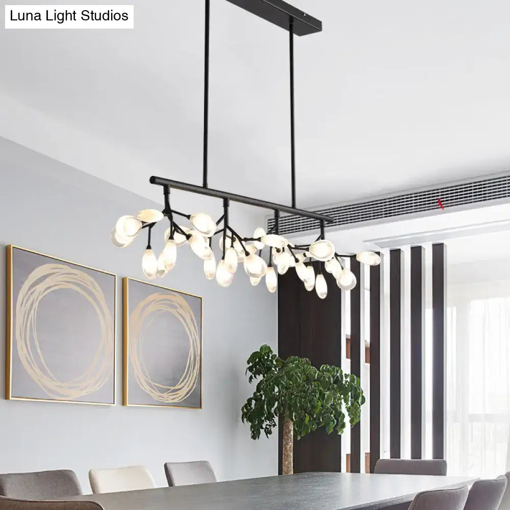 Rose Gold Branch Island Light