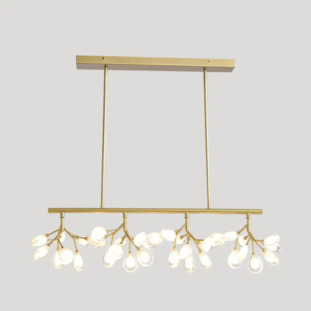 Rose Gold Branch Island Light