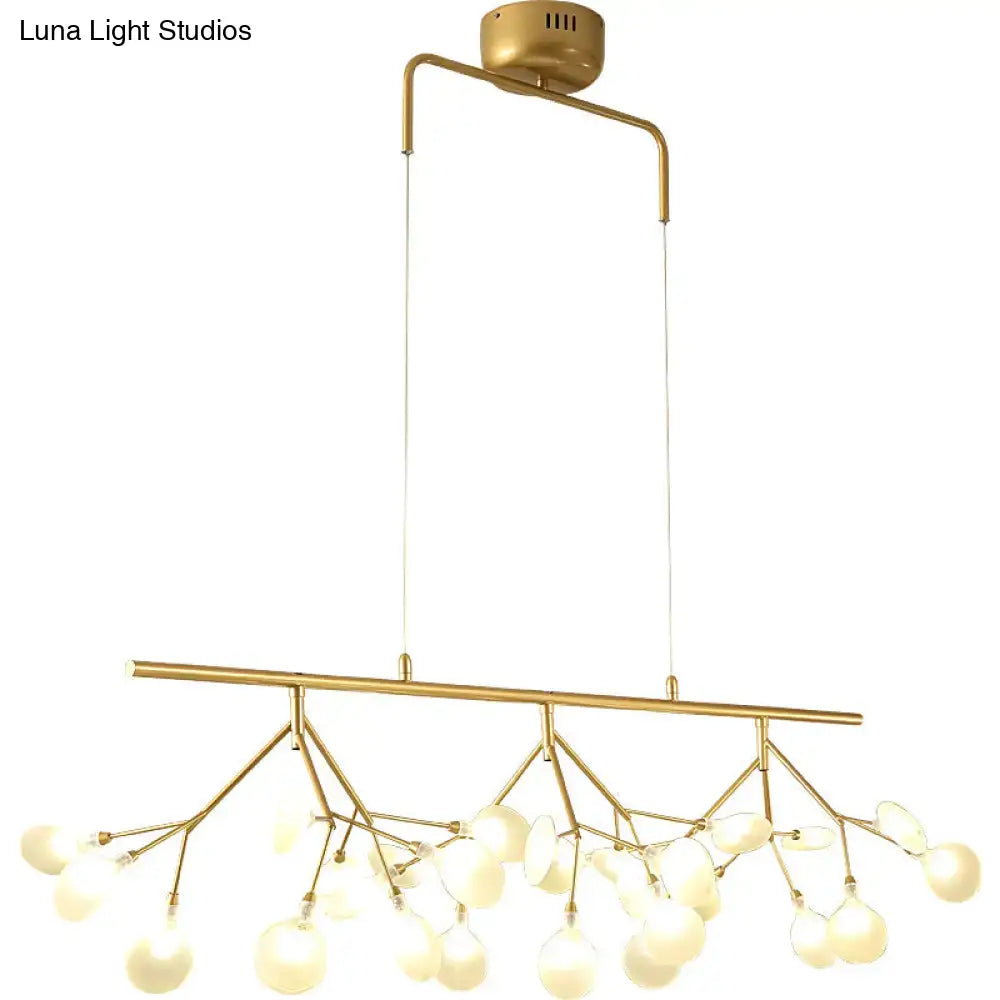 Gold Firefly Metal Chandelier