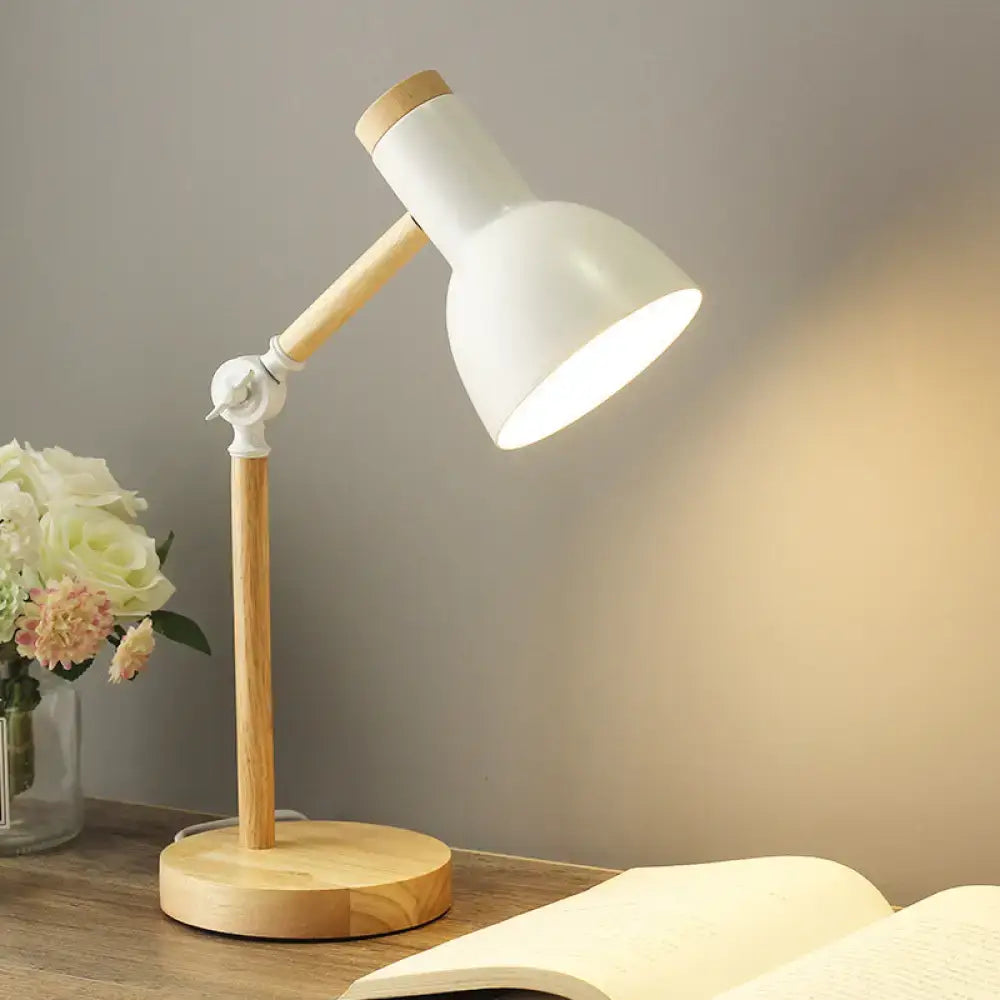 White Metal Table Lamp