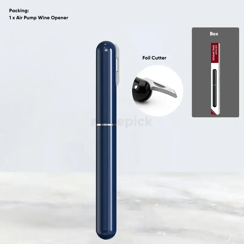 Black Air Pump Corkscrew
