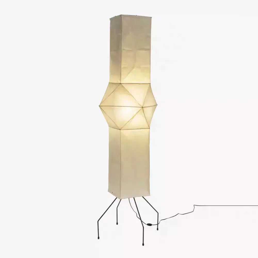 Cream Paper Floor Lamp