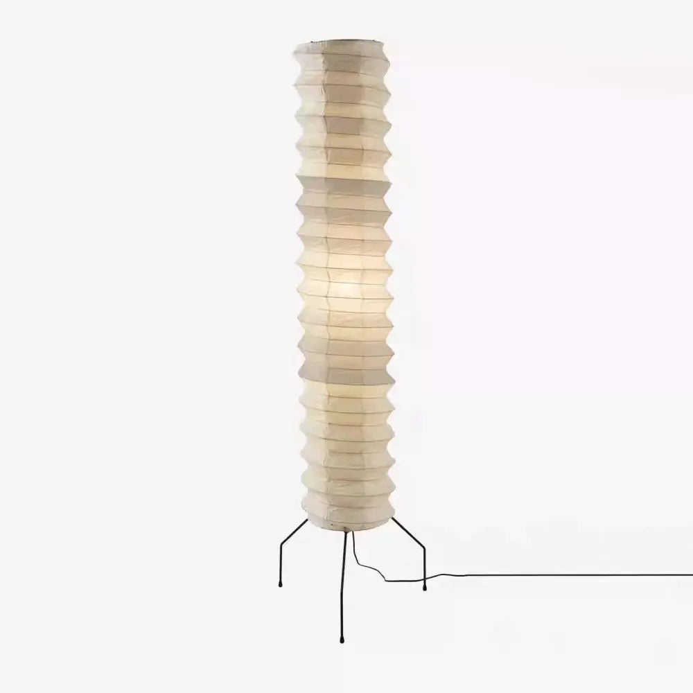 Cream Paper Floor Lamp