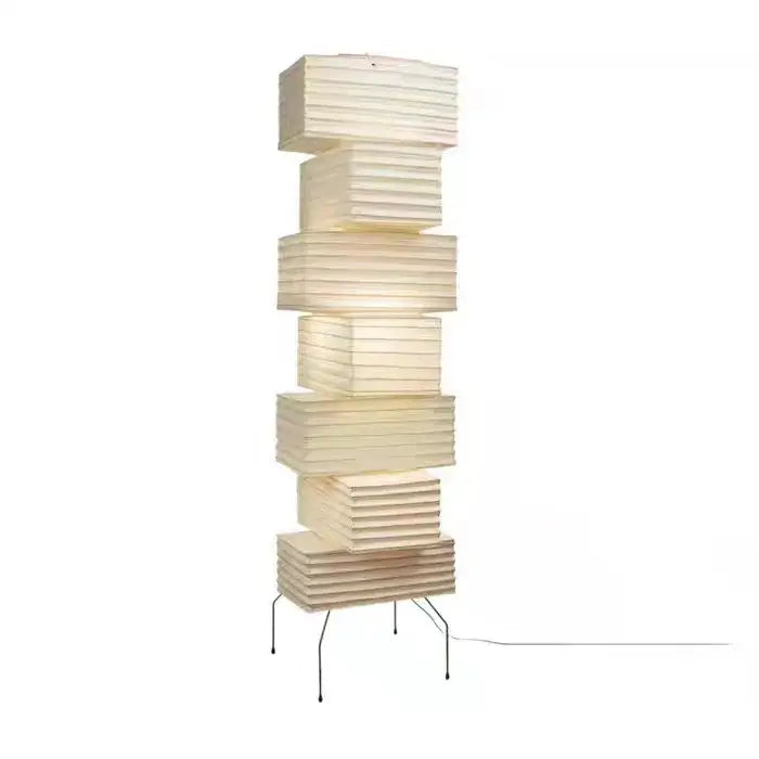 Cream Paper Floor Lamp