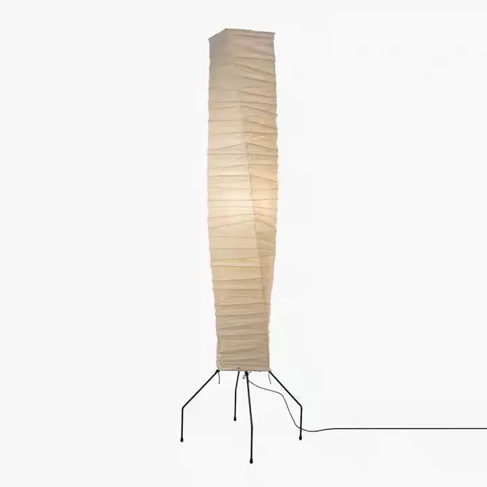 Cream Paper Floor Lamp