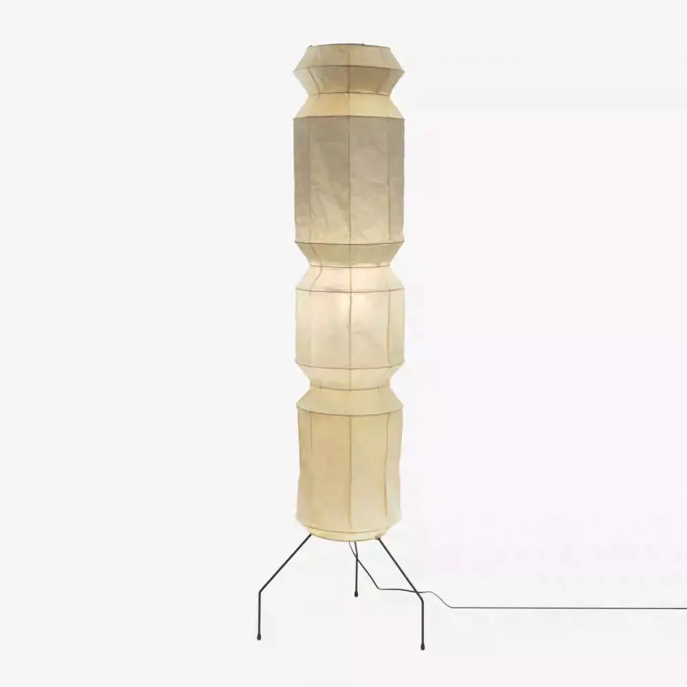 Cream Paper Floor Lamp