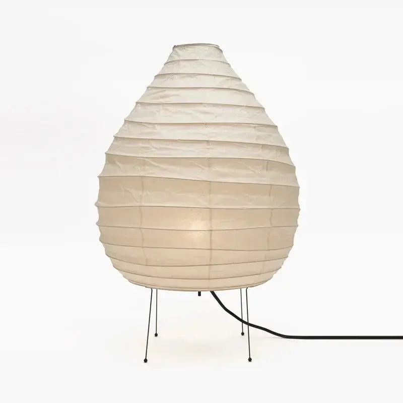 Cream Rice Paper Table Lamp