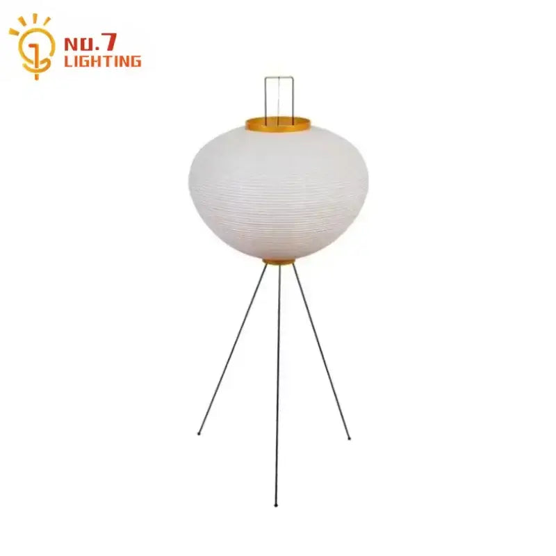 Cream Rice Paper Table Lamp
