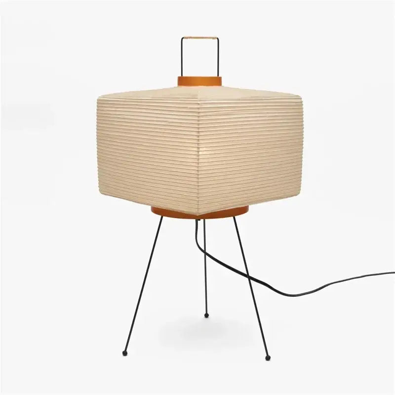 Cream Rice Paper Table Lamp
