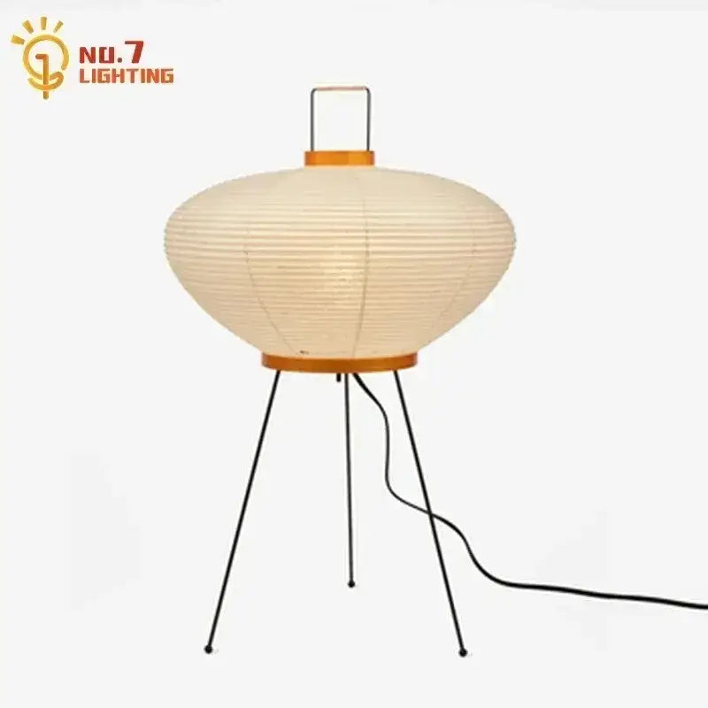 Beige Black Noguchi Lamp