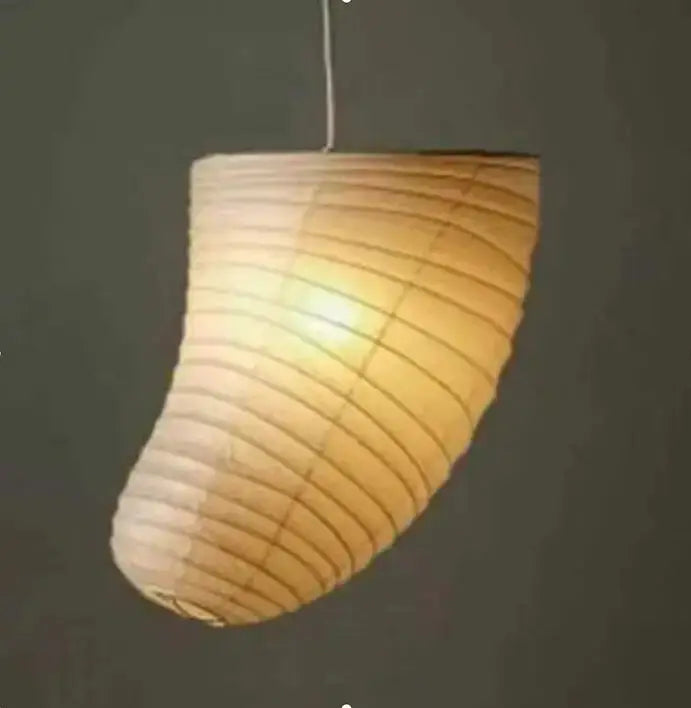 Wabi sabi akari rice paper pendant lamp living room lighting