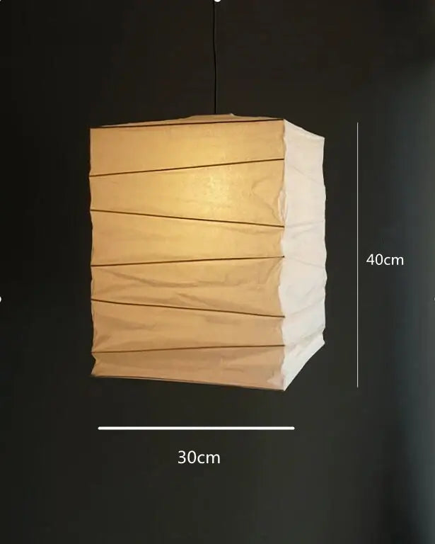 Wabi sabi akari rice paper pendant lamp living room lighting