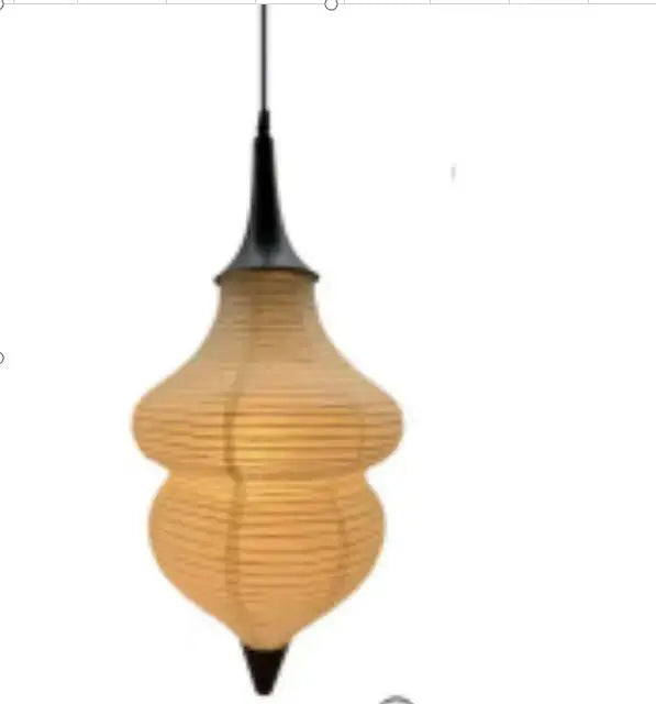 Wabi sabi akari rice paper pendant lamp living room lighting