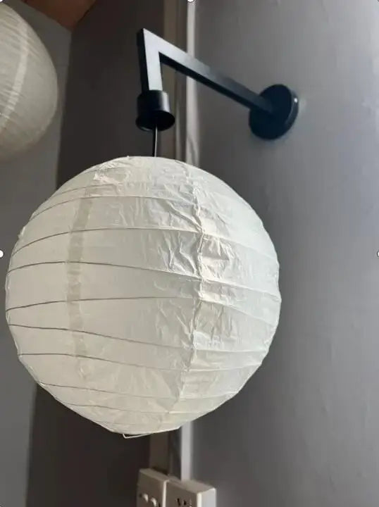 White Akari Paper Pendant