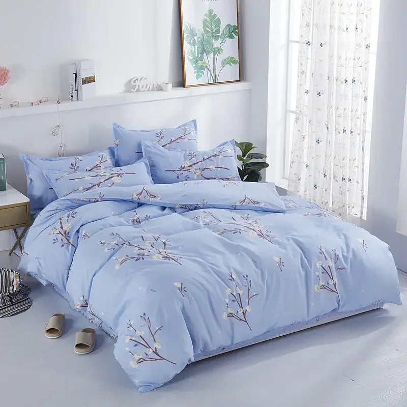Blue Lightweight Duvet Cover