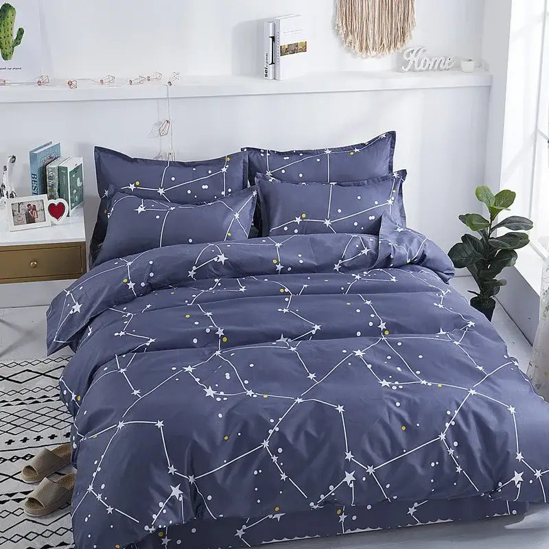 Blue Lightweight Duvet Cover