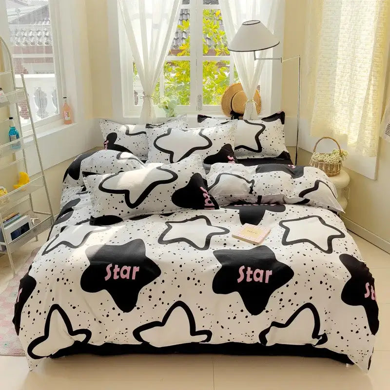 Abstract Cotton Bedding Set
