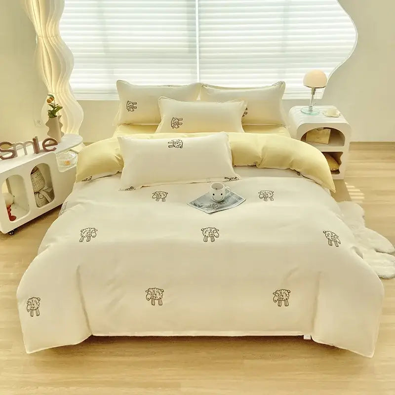 Abstract Cotton Bedding Set