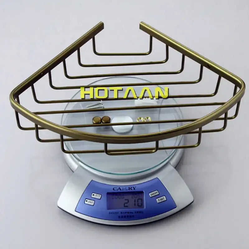 Gold Aluminum Shower Caddy