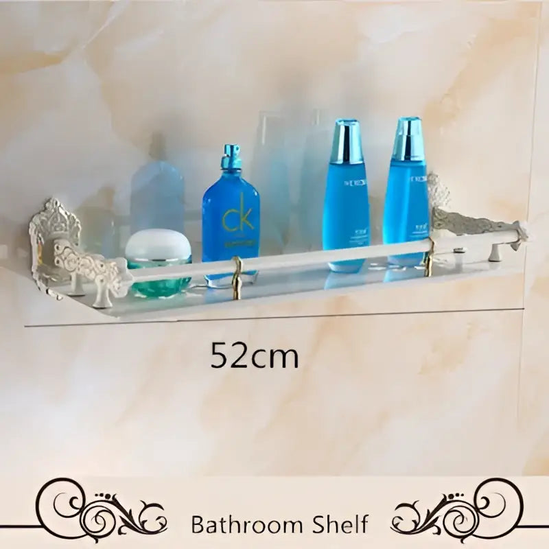 White Gold Bath Hardware Set