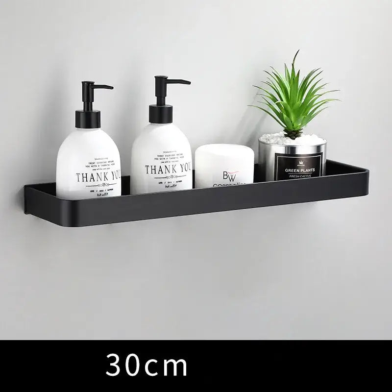 White Aluminum Corner Shelf