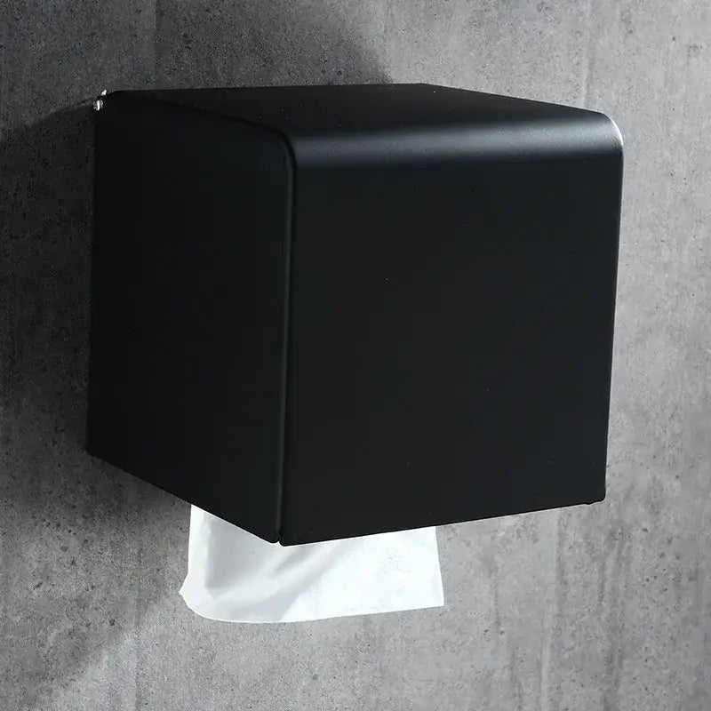 Black Wall Toilet Paper Rack