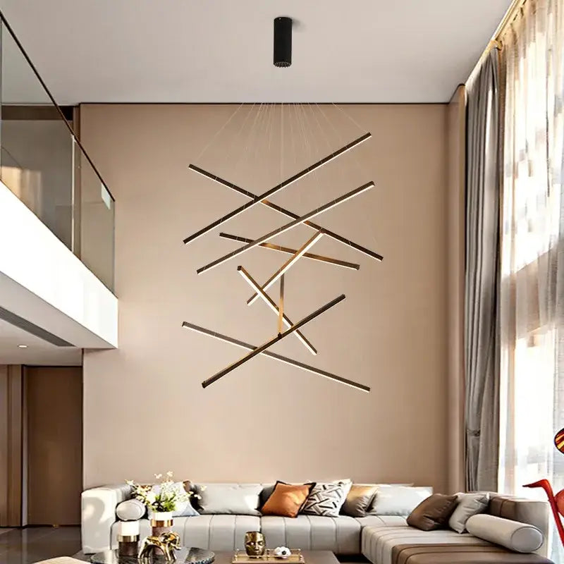 Gold Aluminum Ceiling Chandelier