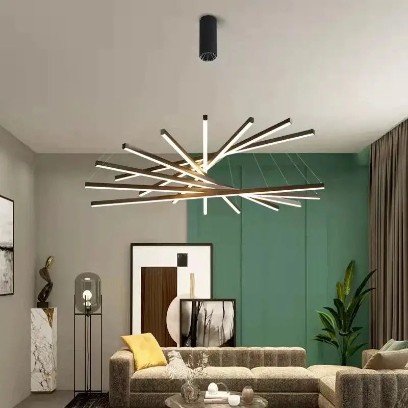 Gold Aluminum Ceiling Chandelier