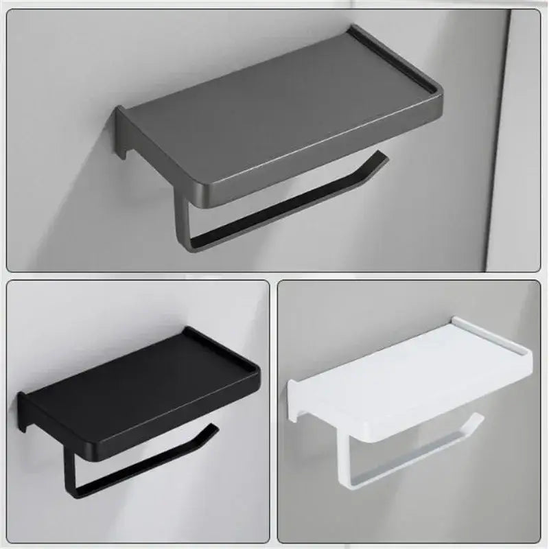 Gray Aluminum Paper Holder