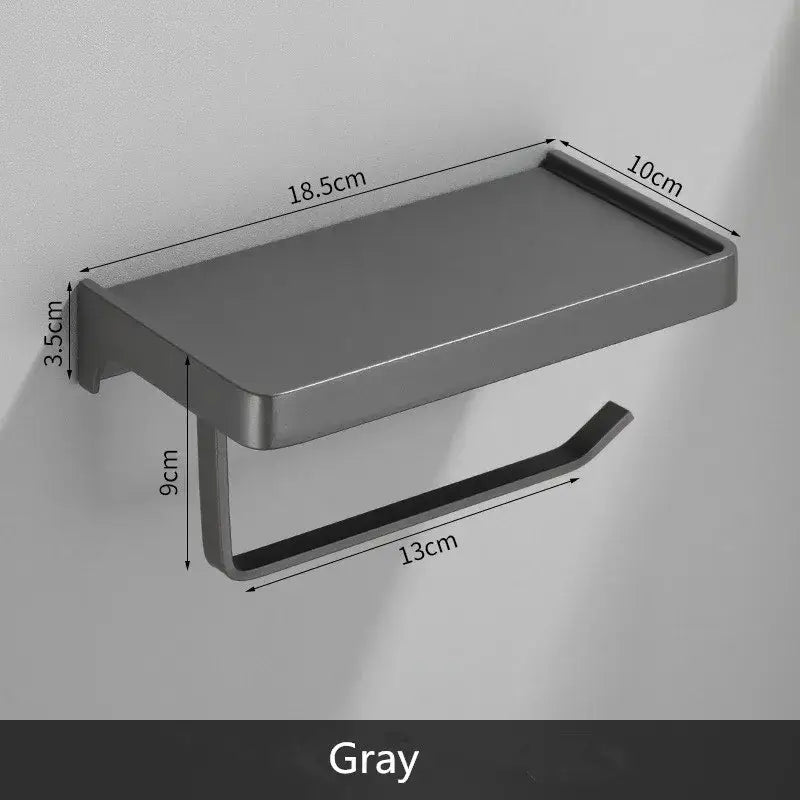 Gray Aluminum Paper Holder