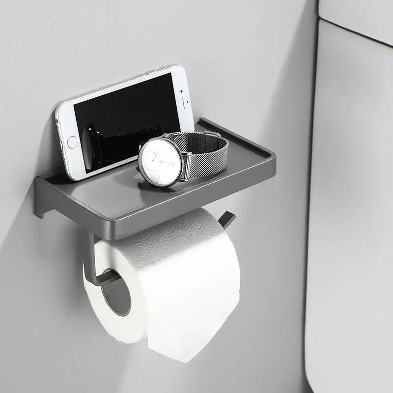 Gray Aluminum Paper Holder
