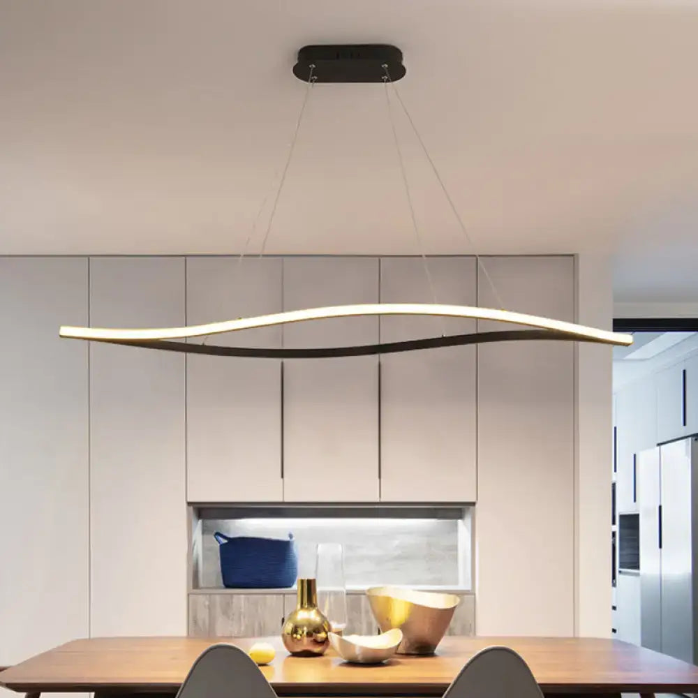 Aluminum Leaf Drop Pendant