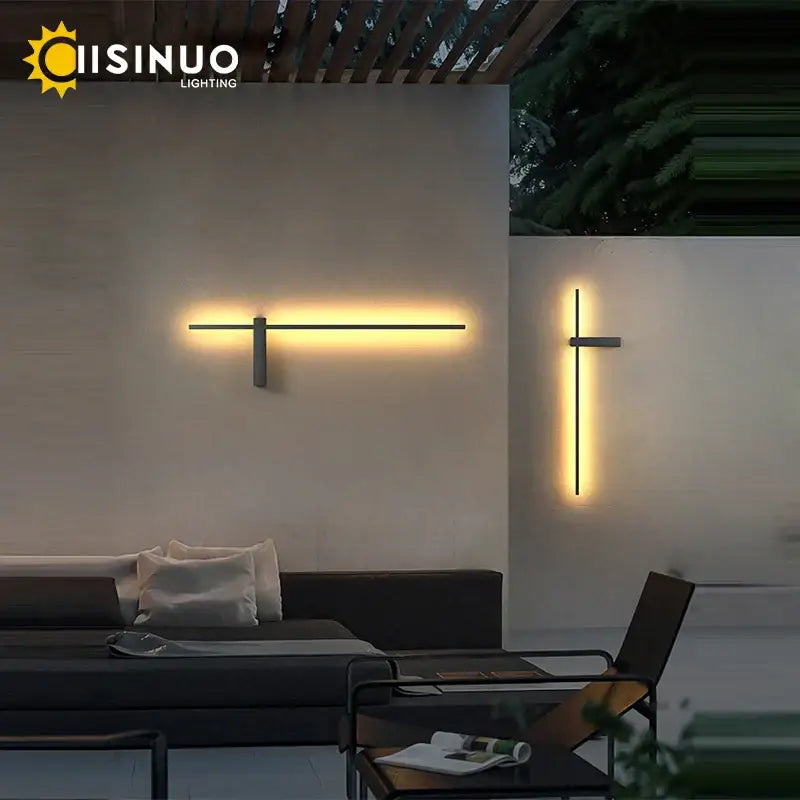 Black Aluminum Outdoor Sconce