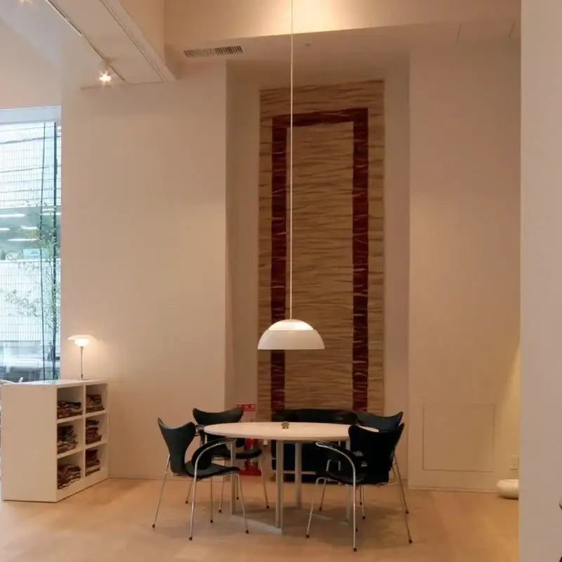 White Dome Pendant Lamp