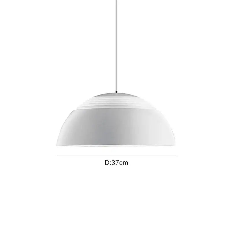 White Dome Pendant Lamp