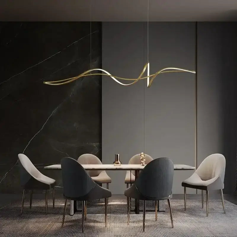White Aluminum Pendant Light