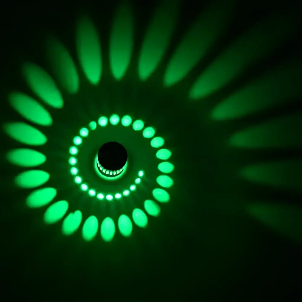 Blue Spiral LED Wall Lamp