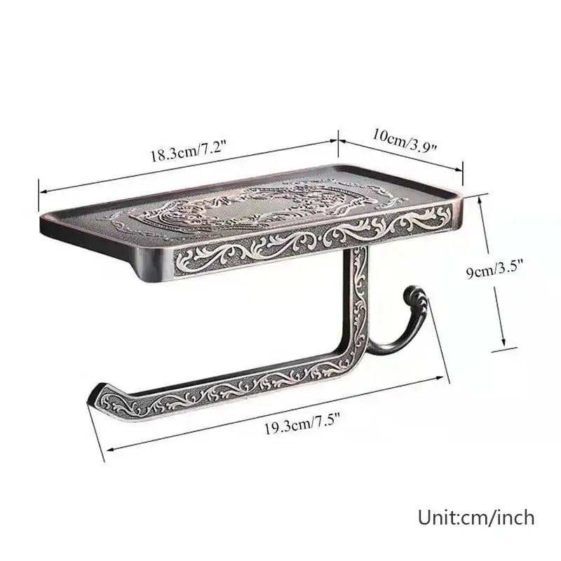 Black Metal Paper Holder