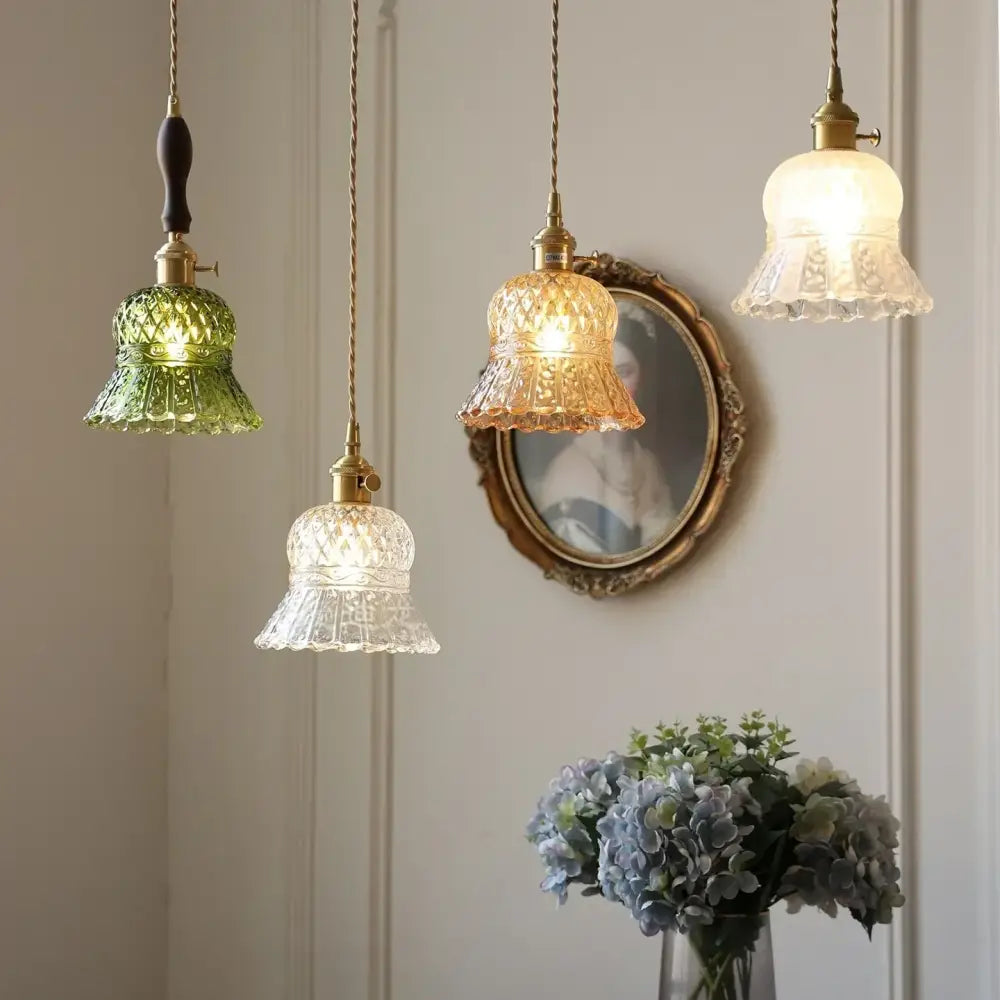 Amber Diamond Pendant Light