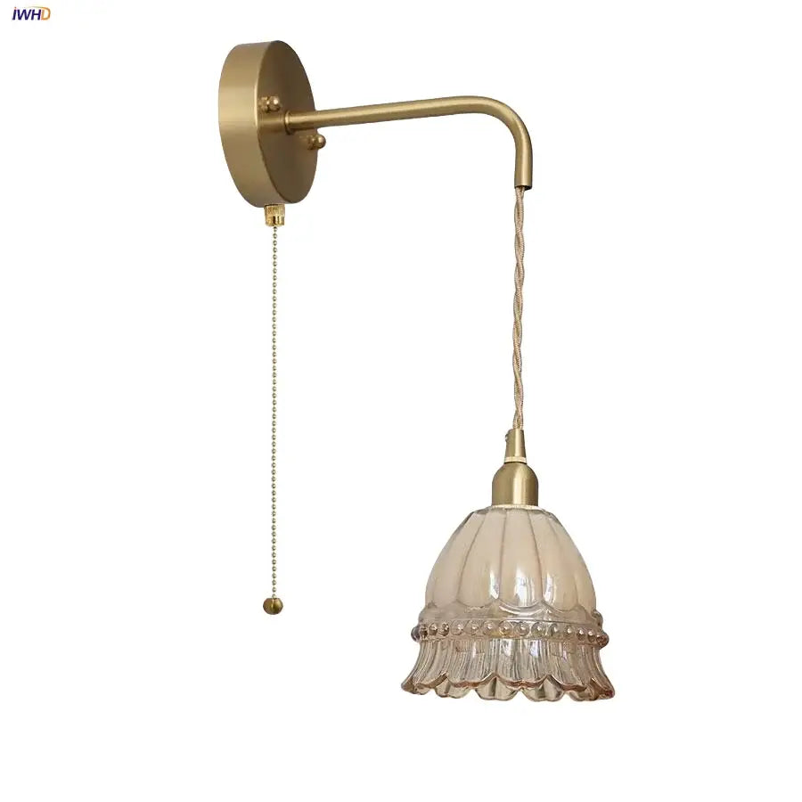 Antique Brass Wall Light
