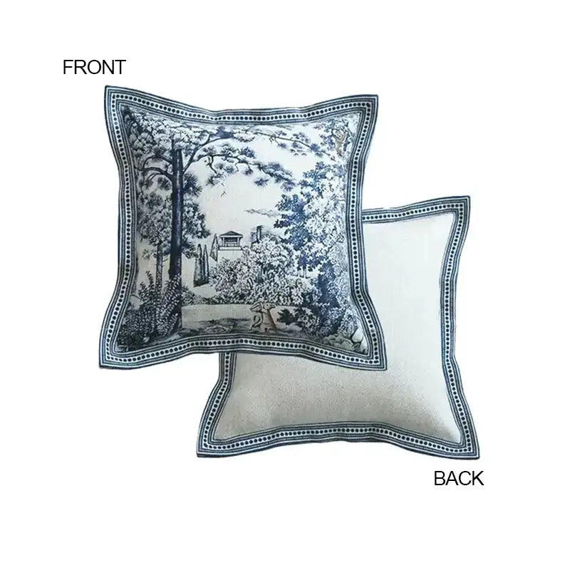 Indigo Jungle Cushion Covers