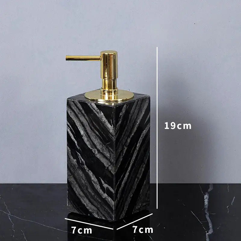 Black Gold Marble Set