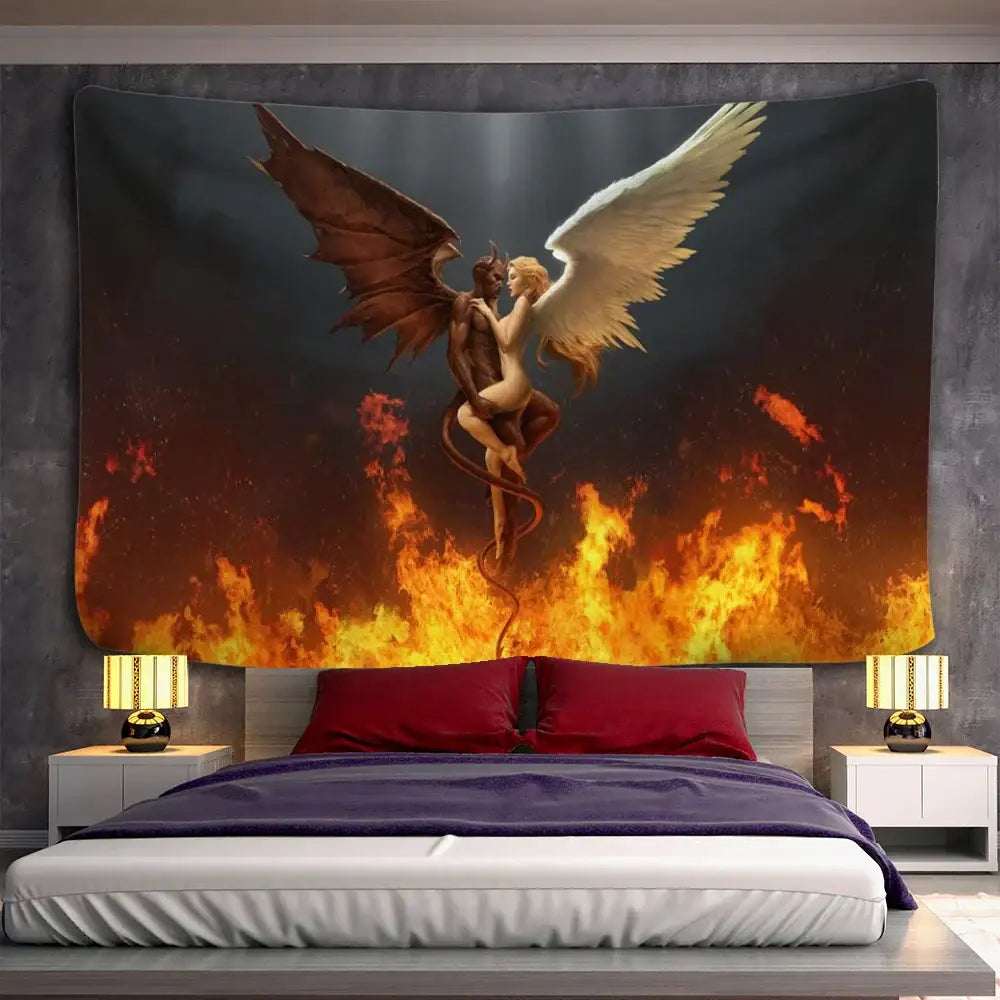 Angel Devil Tapestry