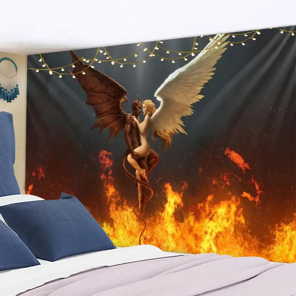 Angel Devil Tapestry