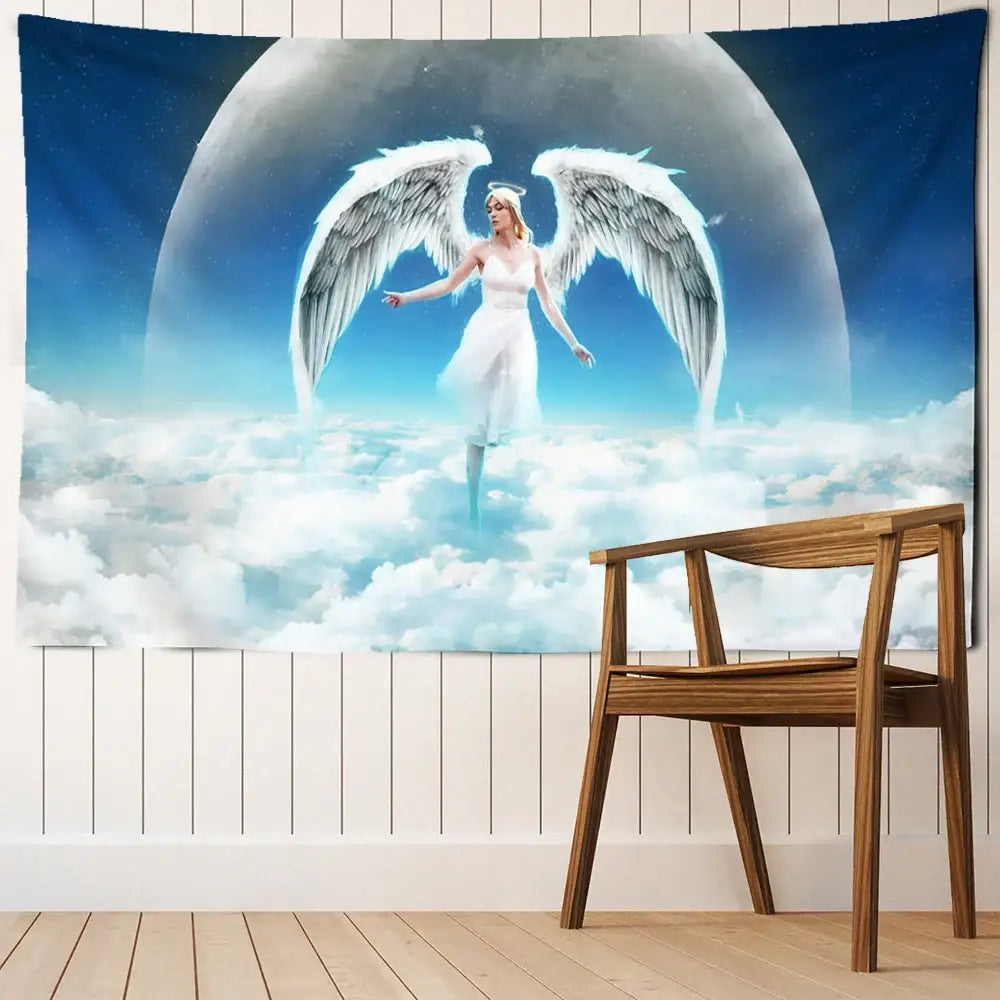 Blue Moon Tapestry Decor