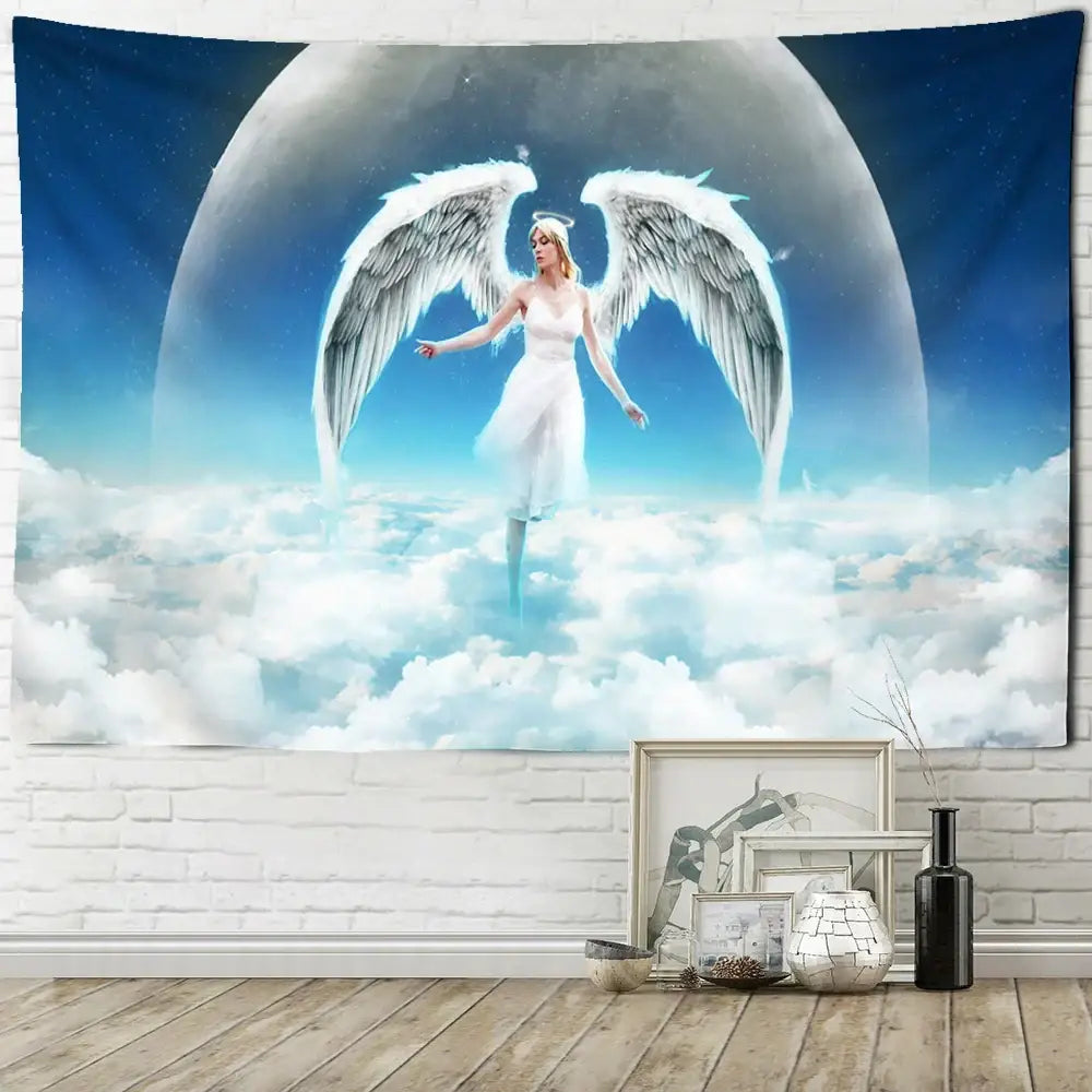 Blue Moon Tapestry Decor
