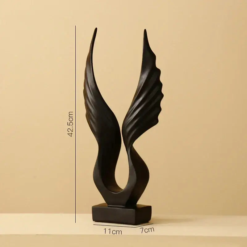 Gold Silver Angel Sculpture