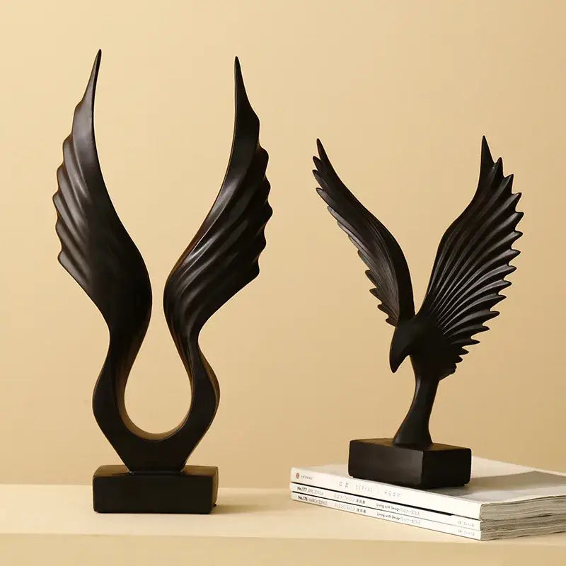 Gold Silver Angel Sculpture